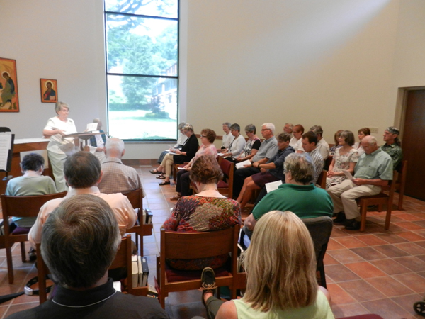 Service in the Chapel of the Holy Spirit